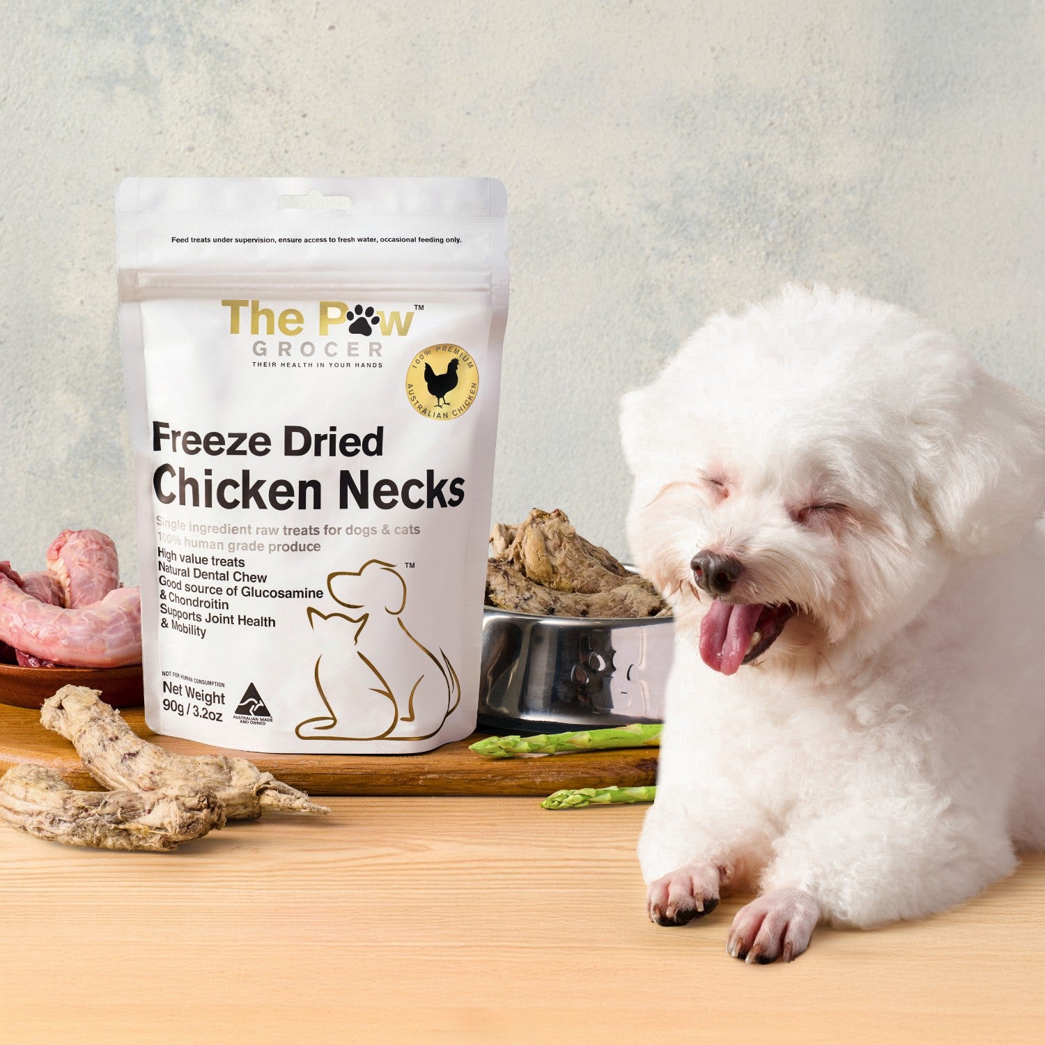 Chicken Necks 90 grams – thepawgrocer - Main Image