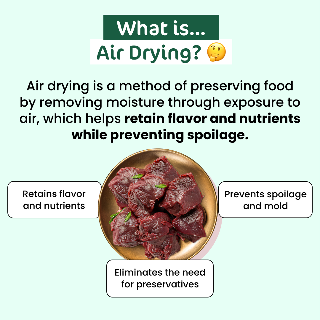 The Paw Grocer Air-Dried Kangaroo (Air Drying definition)