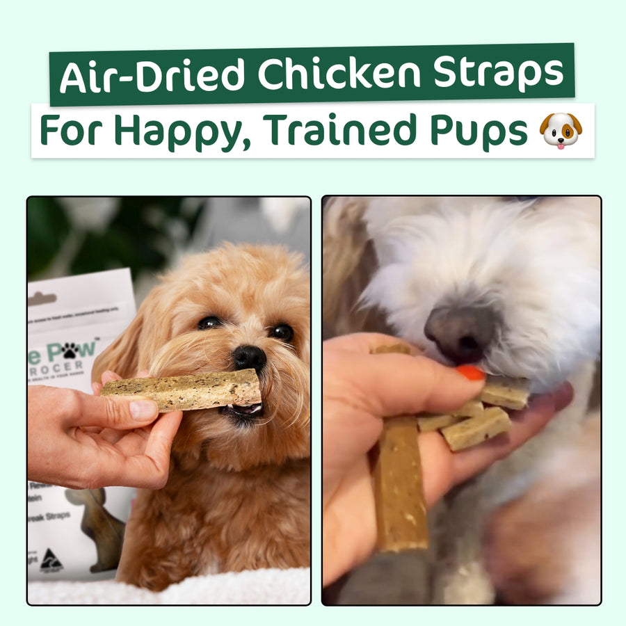 The Paw Grocer Air-Dried Chicken Training Straps