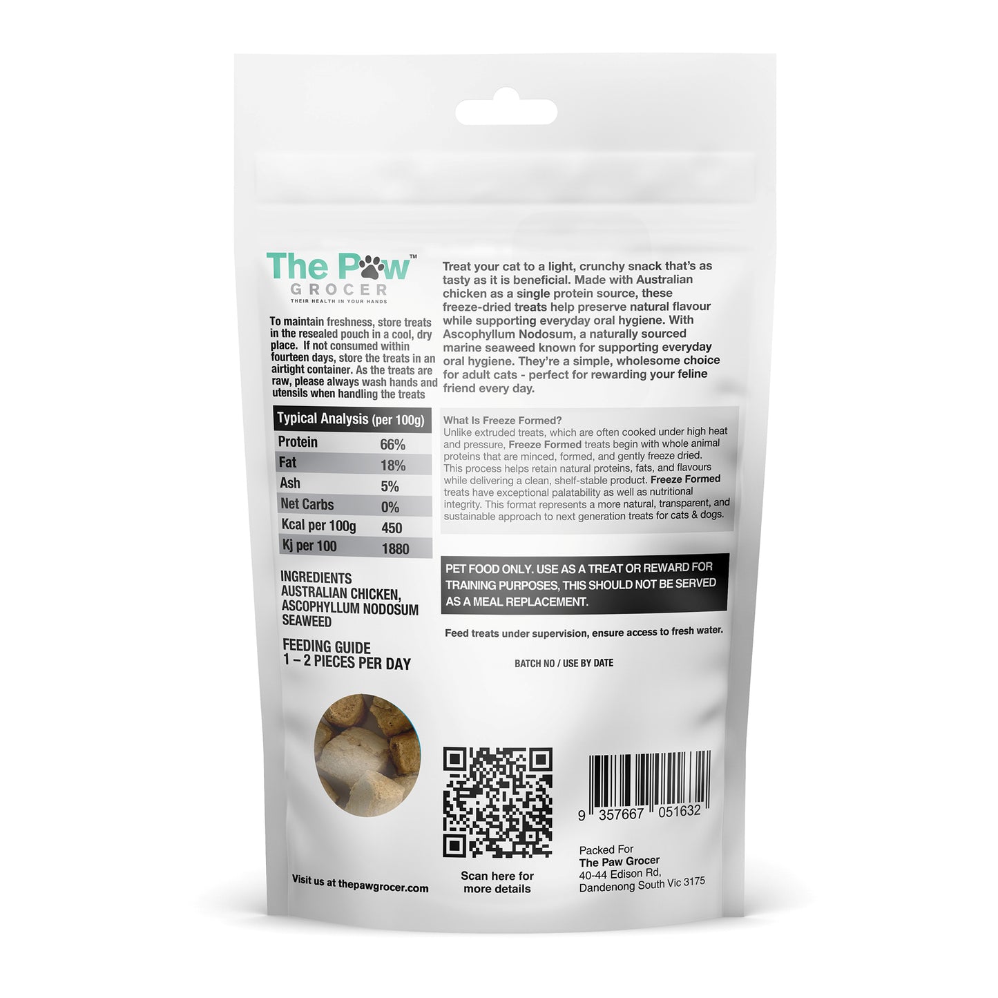 Bright Freeze Dried Treats - Cat Dental Support