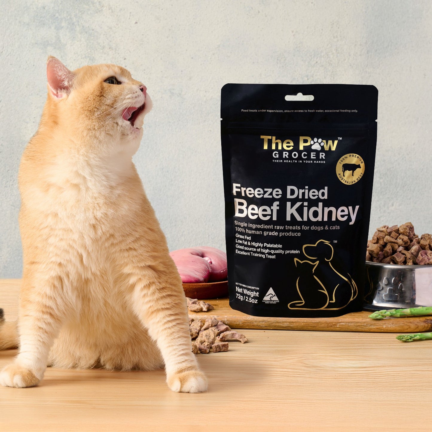 Premium Grass Fed Beef Kidney - 72 grams