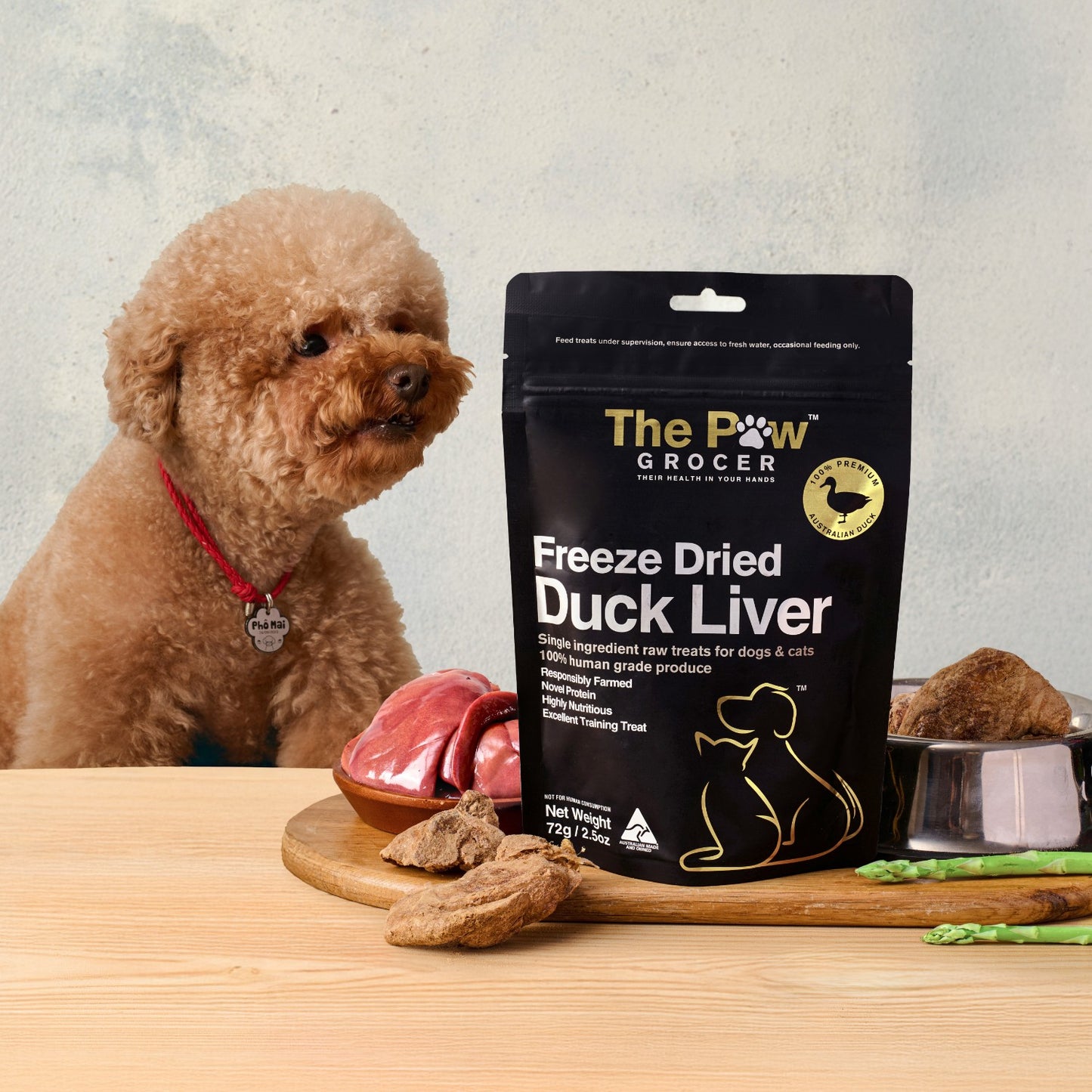 Premium Responsibly Farmed Duck Liver - 72 grams