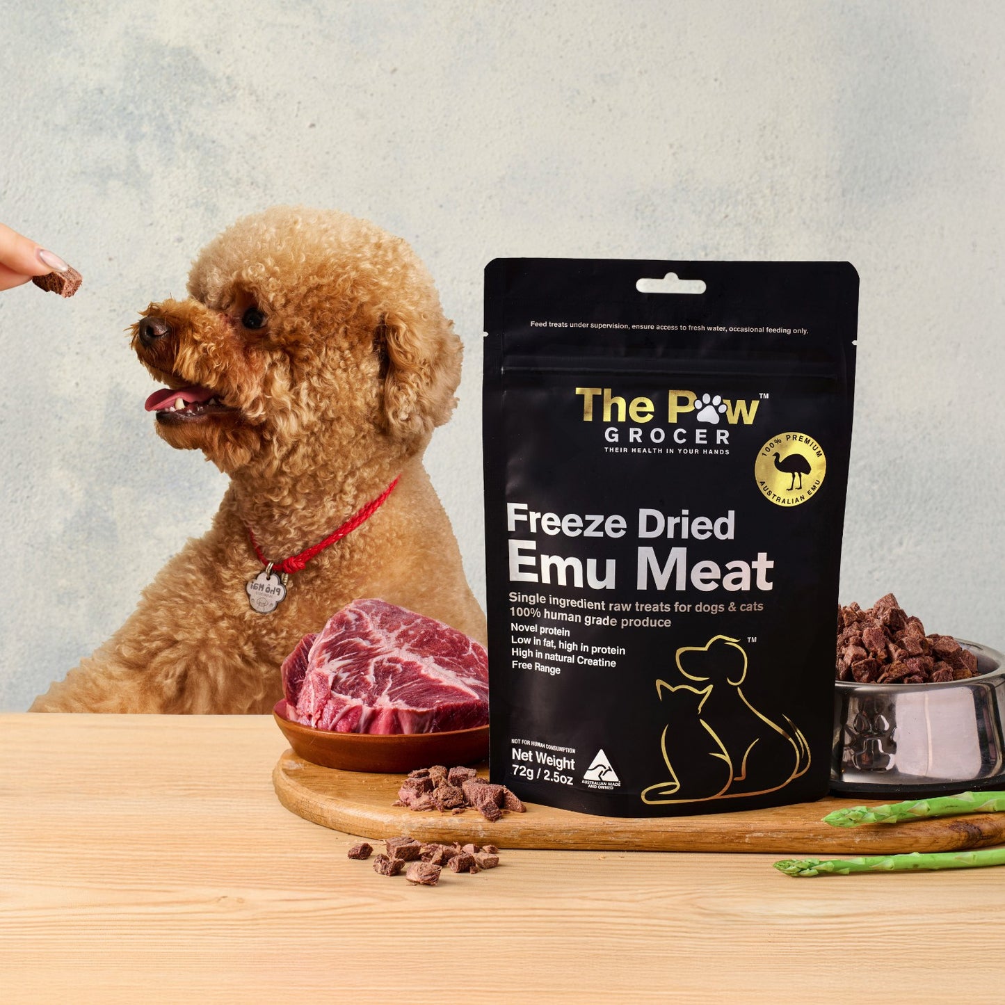 Black Label Emu Meat - 72 grams