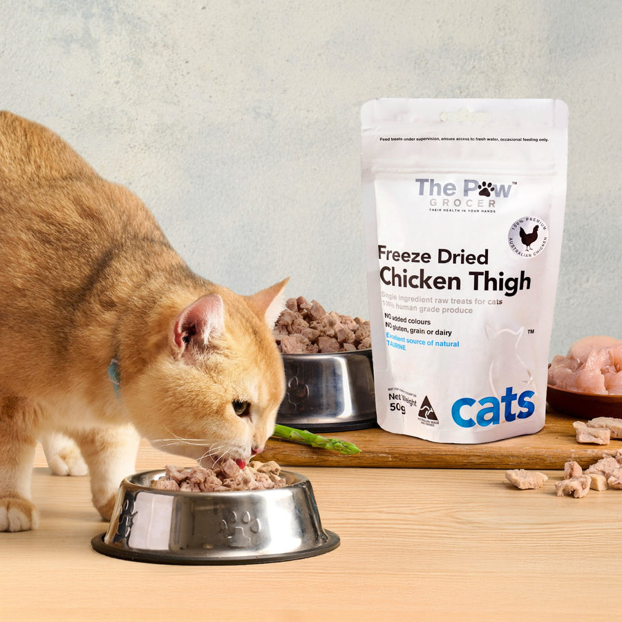 Chicken Thighs for Cats 50 grams – thepawgrocer - Main Image