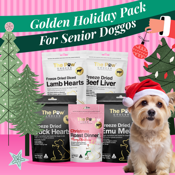 Senior Doggos Golden Holiday Pack