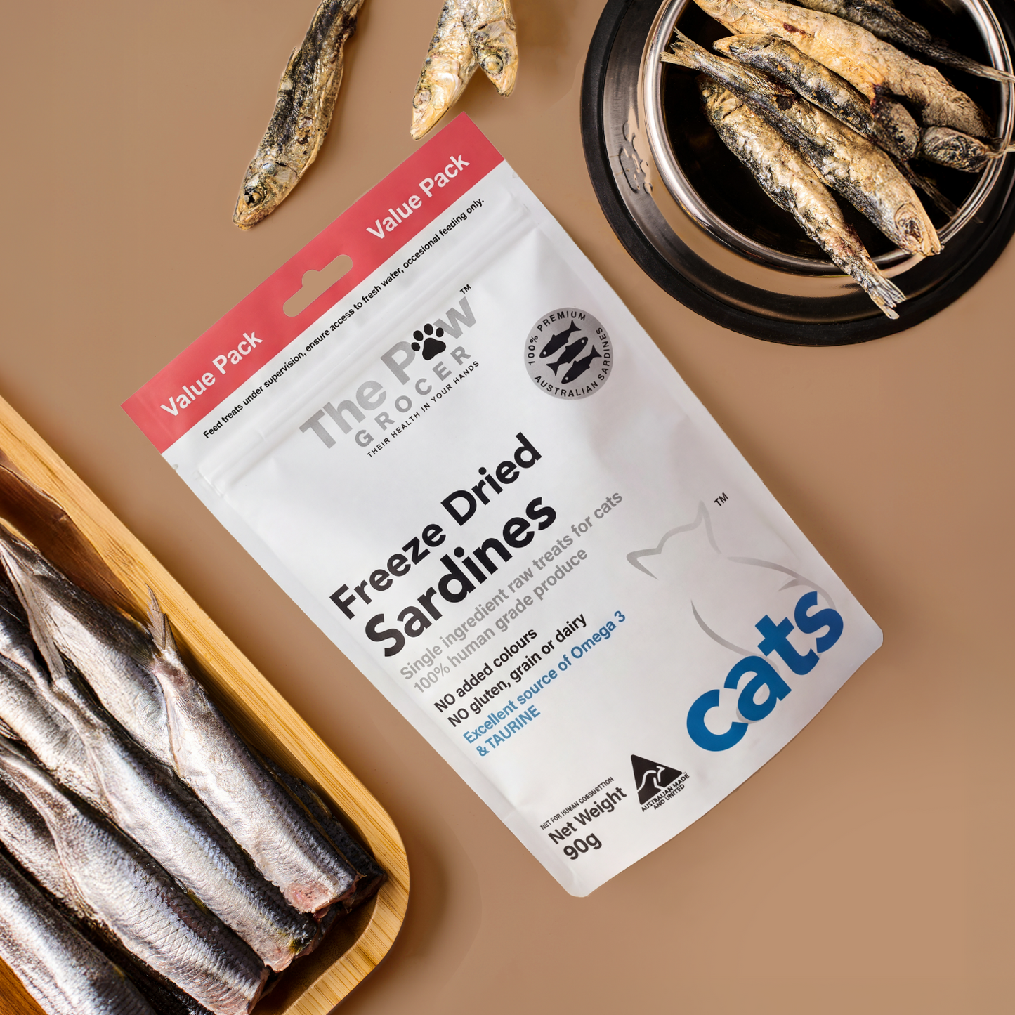 Value Packs - Freeze Dried Sardines for Cats (& Dogs!)