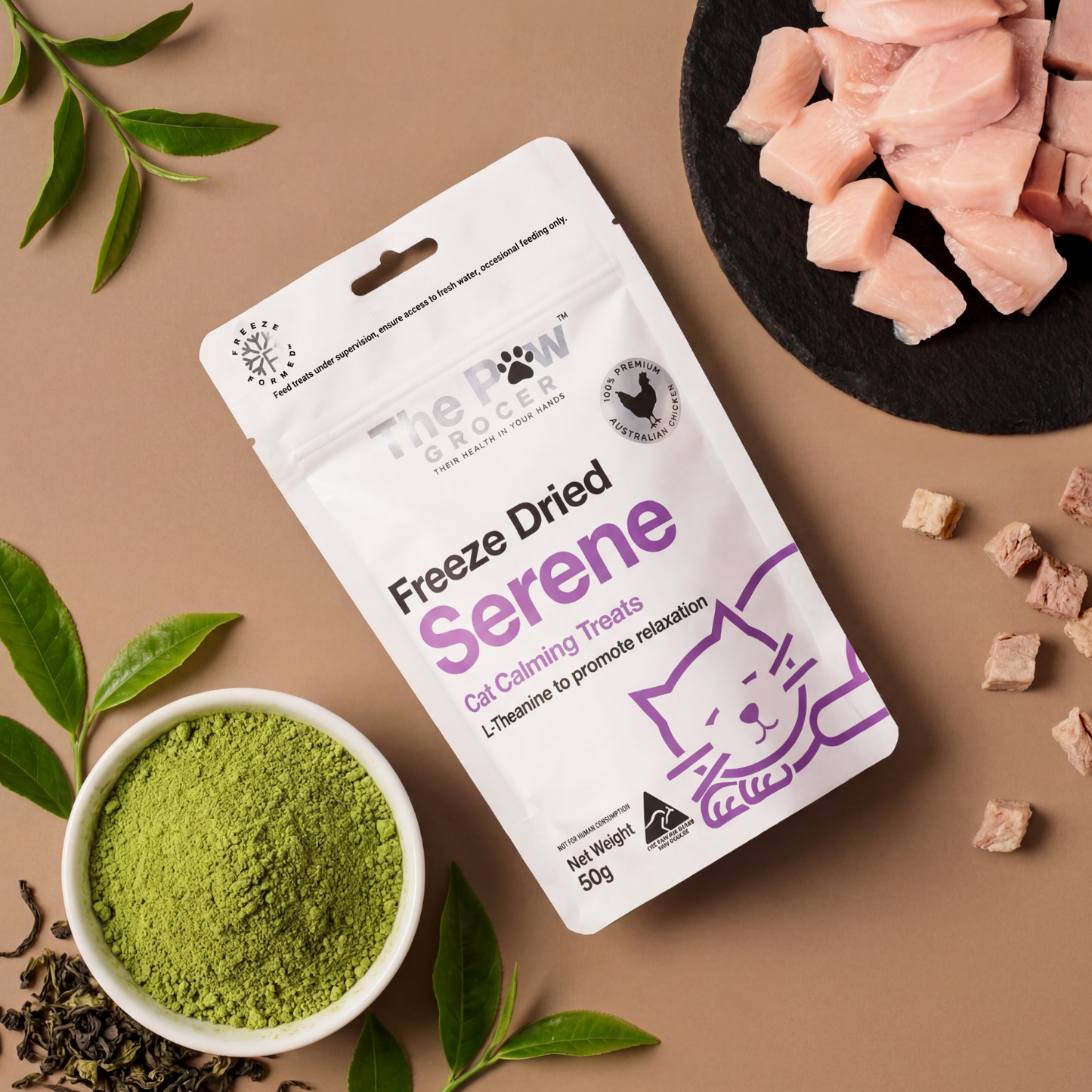 Serene Freeze Dried Treats - Cat Calming Treats 50g