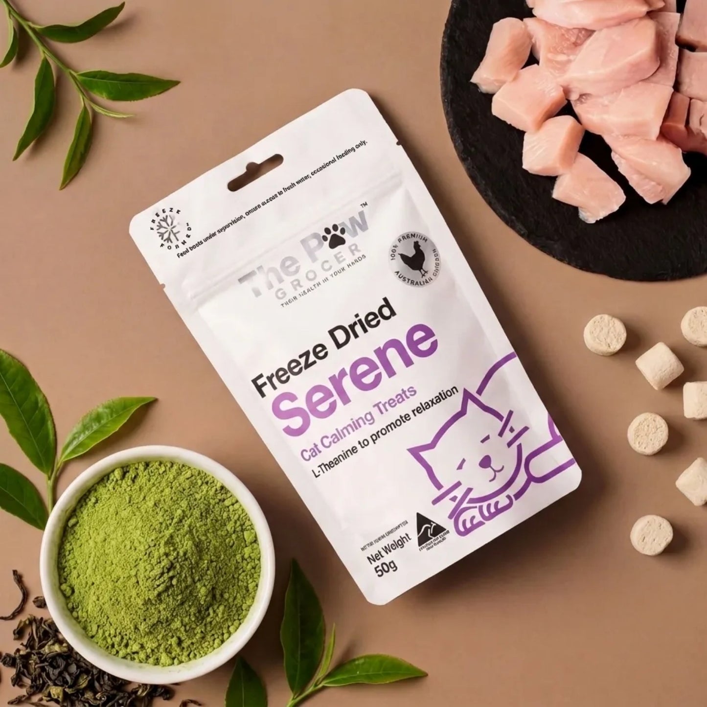 Serene Freeze Dried Treats - Cat Calming Treats 50g
