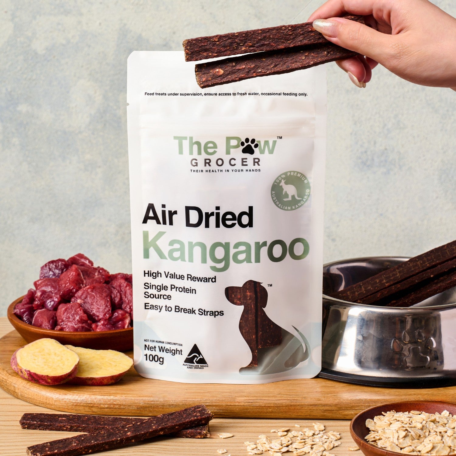The Paw Grocer Air-Dried Kangaroo (Open)