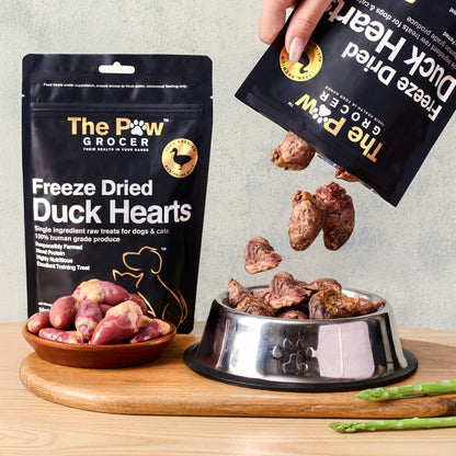 Premium Responsibly Sourced Duck Hearts - 72 grams