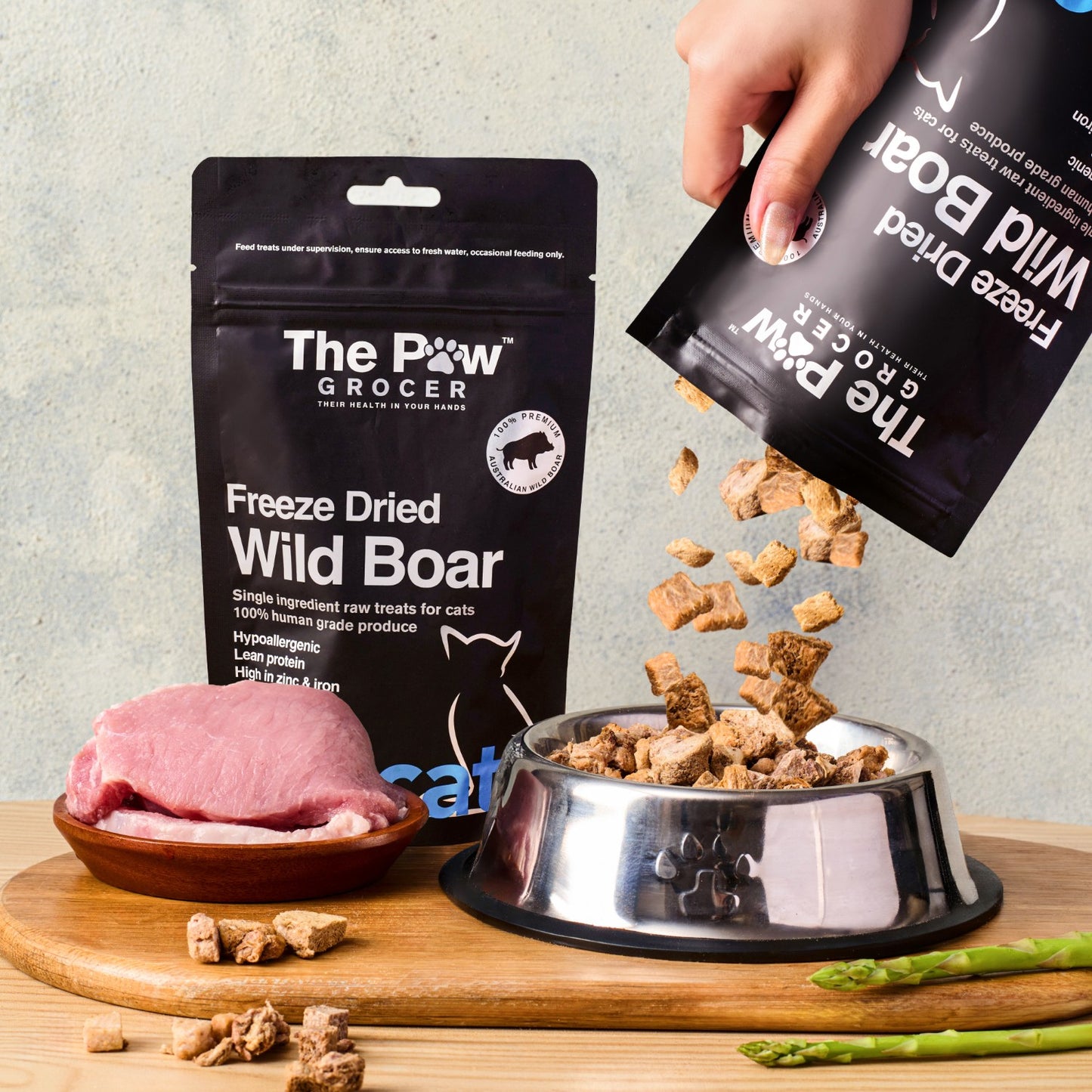 Premium Freeze-Dried Wild Boar for Cats - 50g