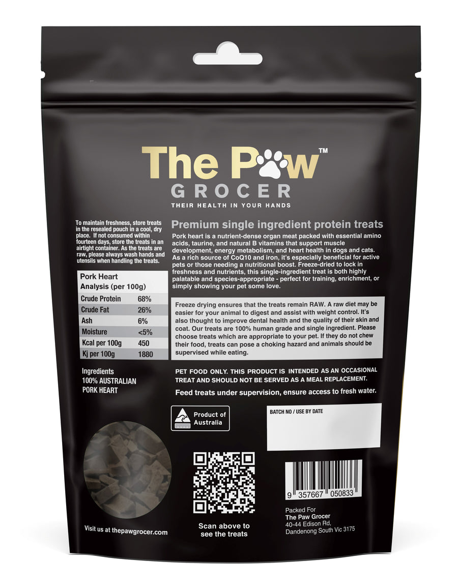Premium Pork Hearts - 72 grams
