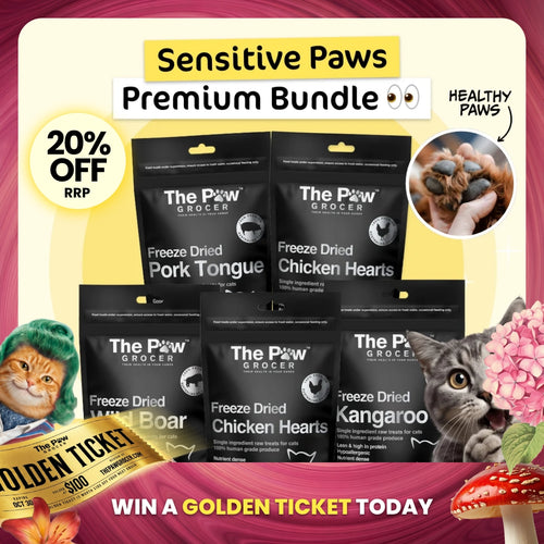 [20% OFF RRP] Sensitive Paws Premium Value Bundle (For Kitties)