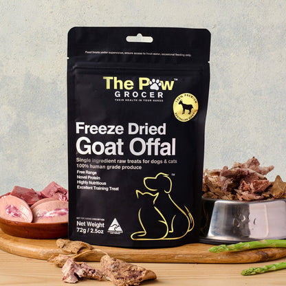 Premium Free Range Goat Offal - 72 grams