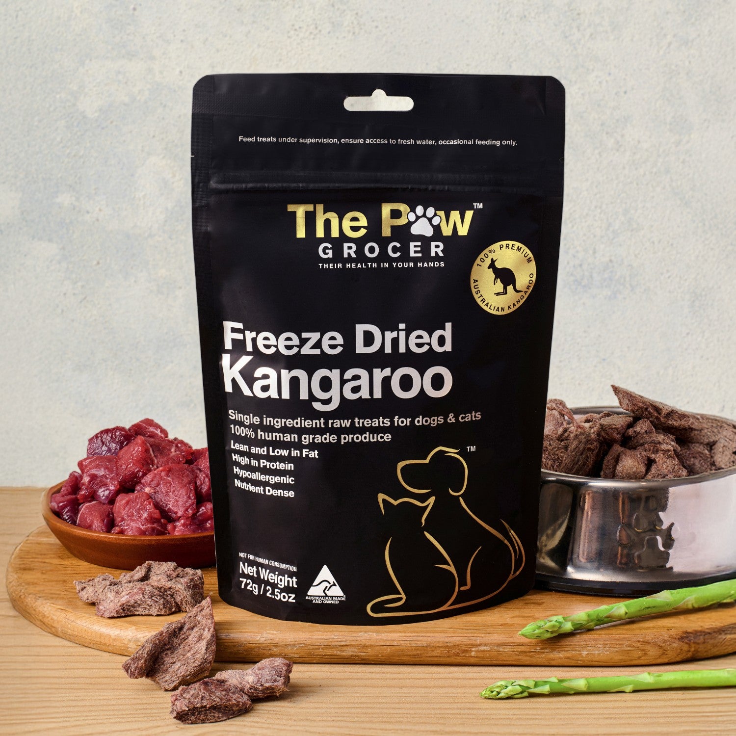 Premium Kangaroo - 72 grams – thepawgrocer