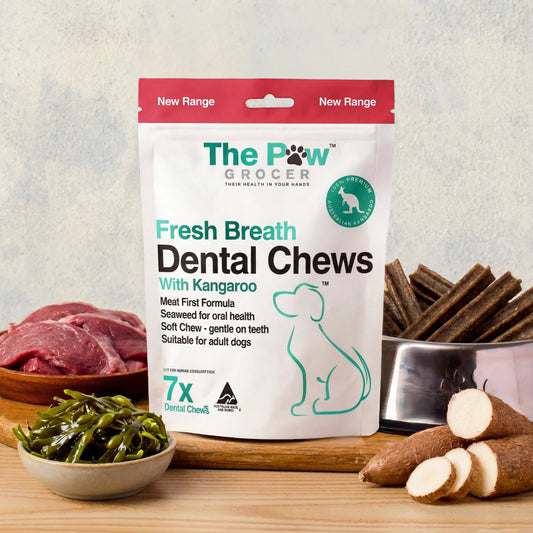 Fresh Breath Dental Chews With Kangaroo (7 Chews)