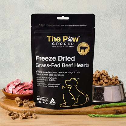 Freeze-Dried Grass-Fed Beef Hearts