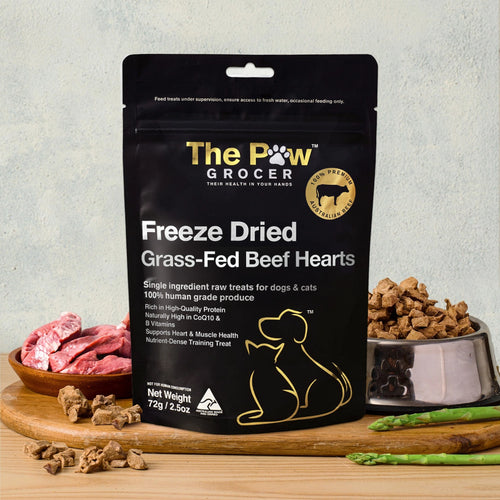 Freeze-Dried Grass-Fed Beef Hearts