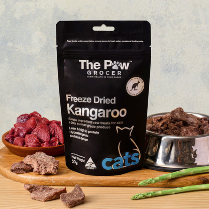 Premium Freeze-Dried Kangaroo for Cats - 50g