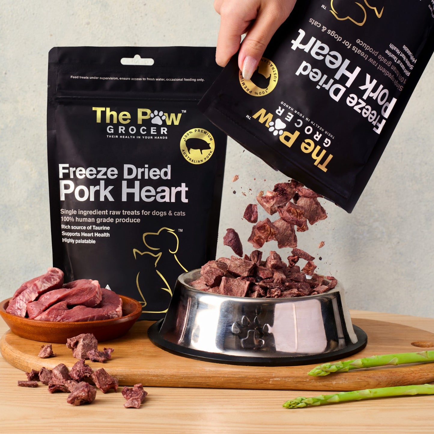Premium Pork Hearts - 72 grams