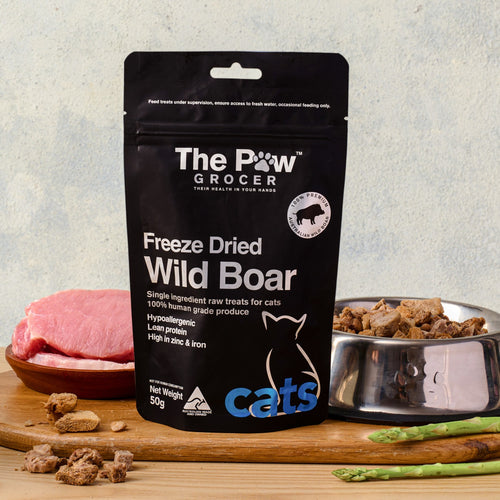 Premium Freeze-Dried Wild Boar for Cats - 50g
