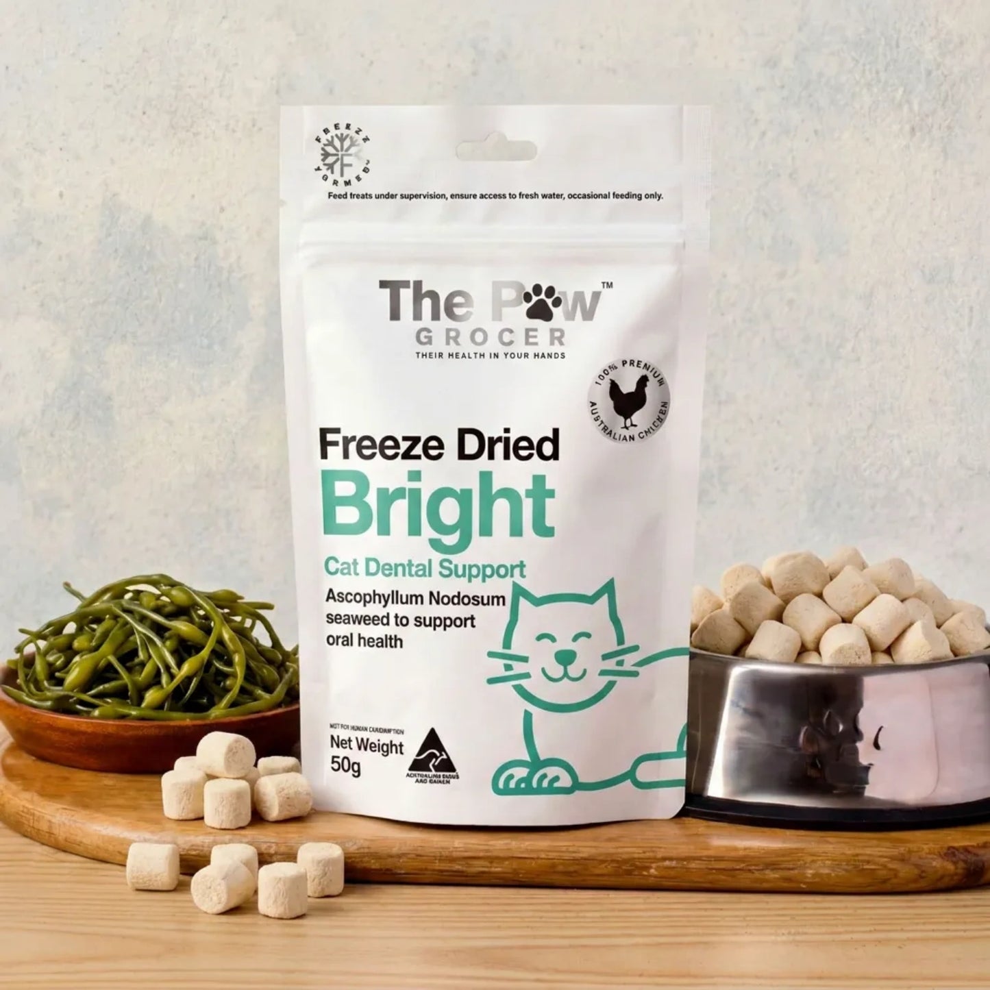 Bright Freeze Dried Treats - Cat Dental Support
