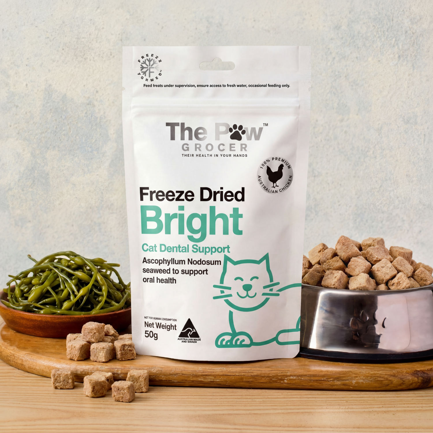 Bright Freeze Dried Treats - Cat Dental Support – thepawgrocer