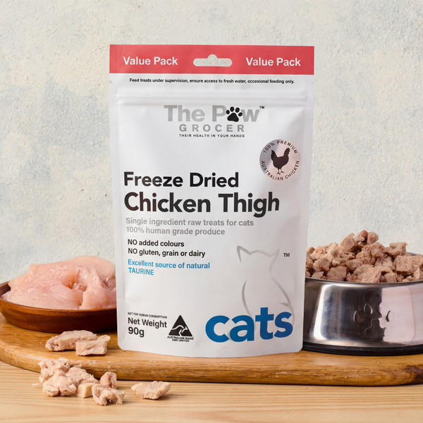 Value Packs - Freeze Dried Chicken Thighs for Cats (& Dogs!)