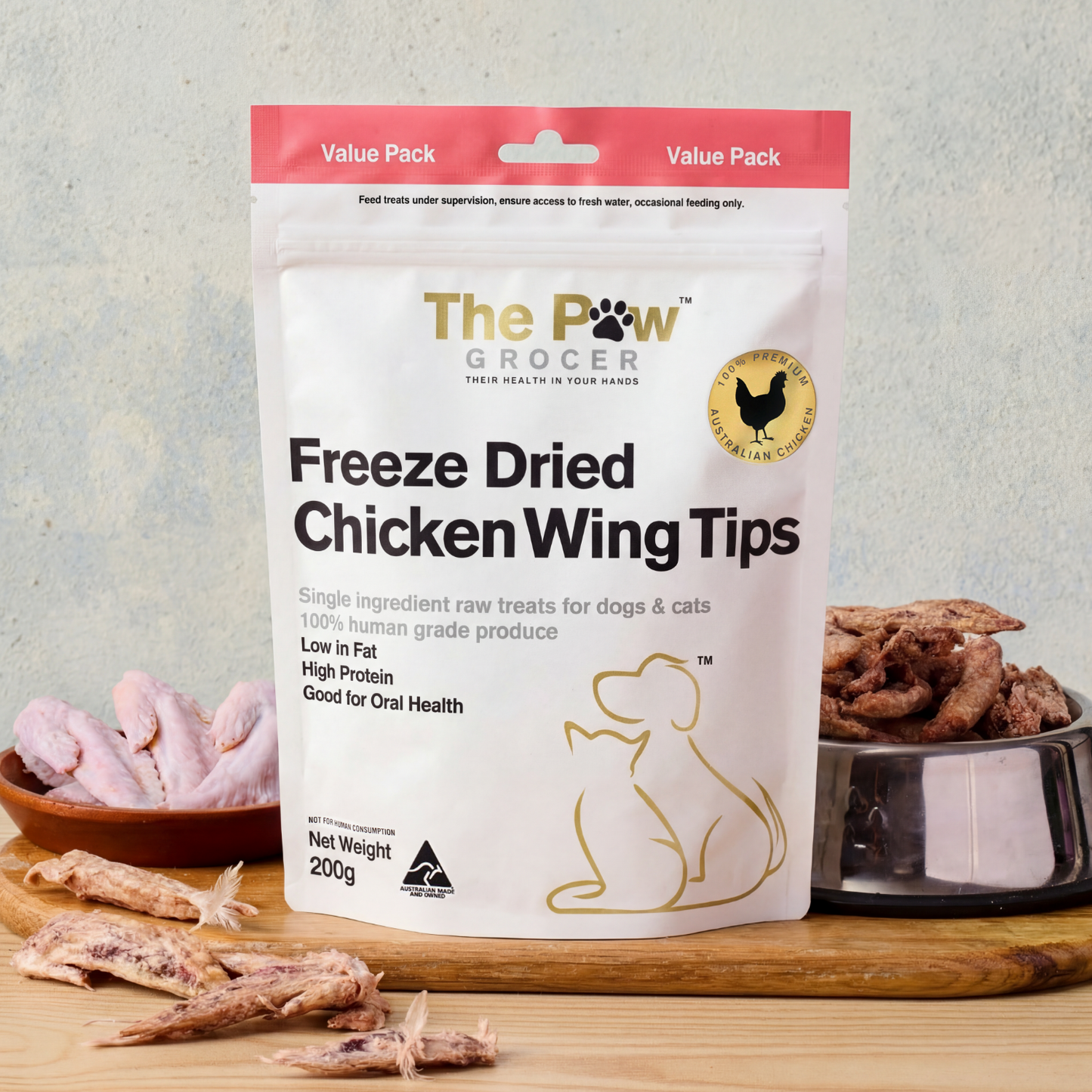 Value Packs - Freeze Dried Chicken Wing Tips