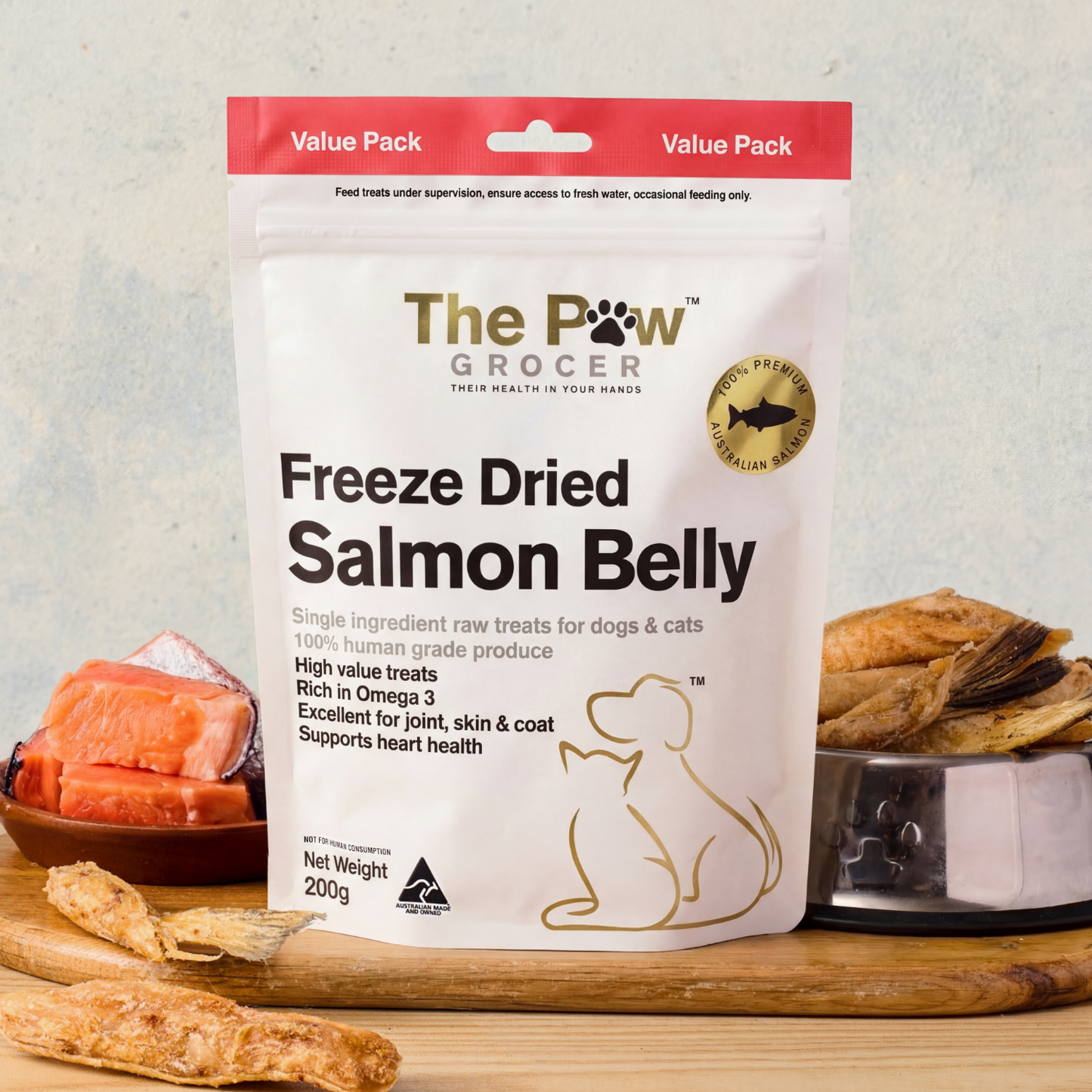 Value Pack - Freeze Dried Salmon Bellies