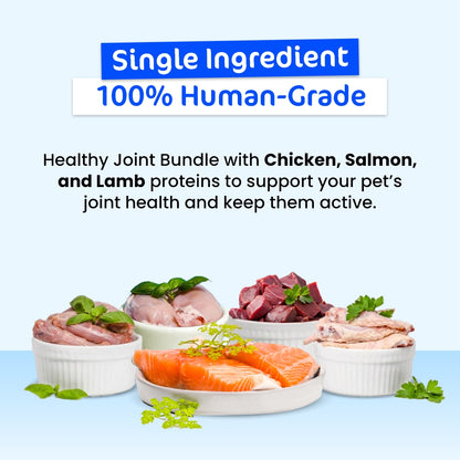The Paw Grocer Healthy Joint Booster Value Bundle (100&% Human-Grade)
