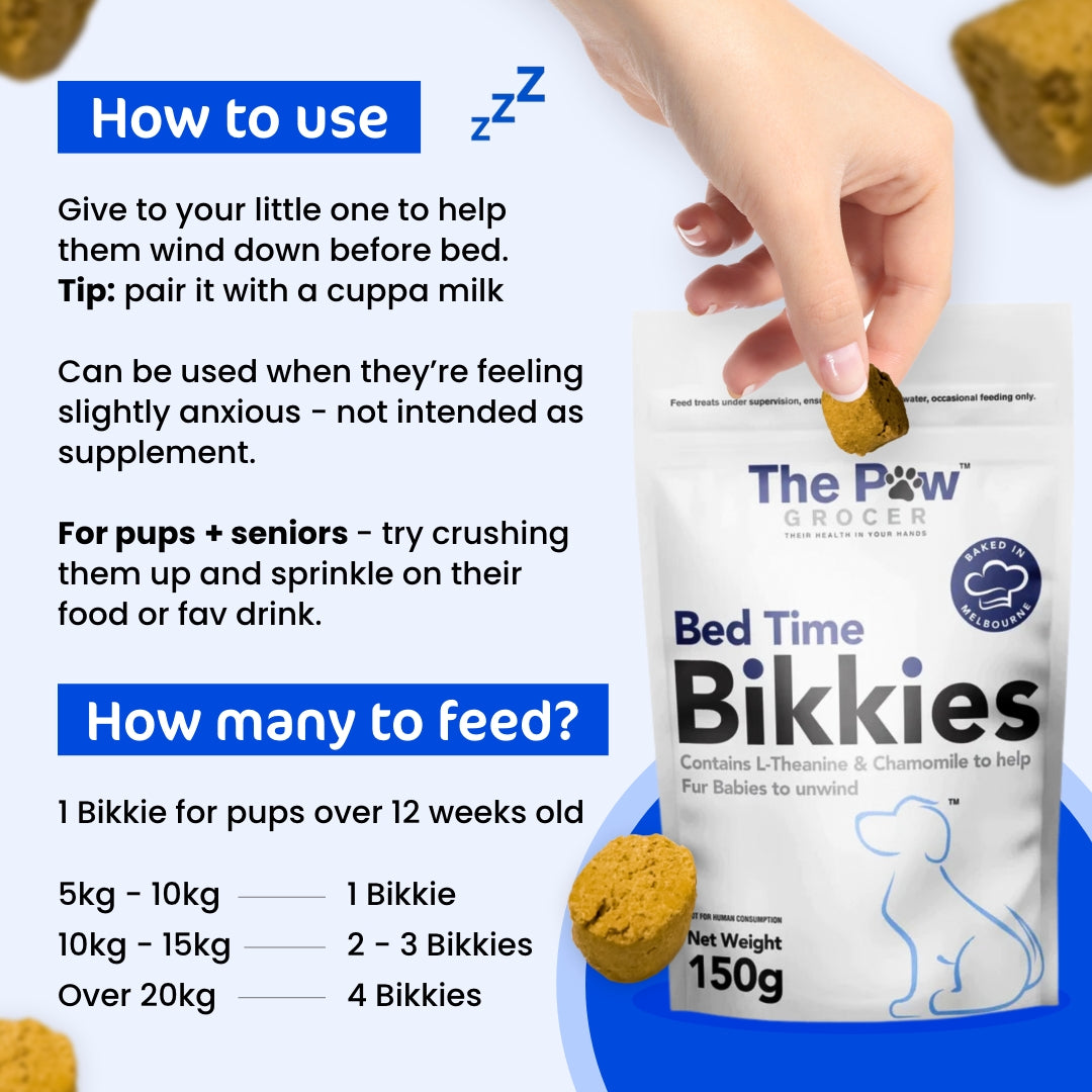 The Paw Grocer Peanut Butter Bedtime Bikkies Instructions