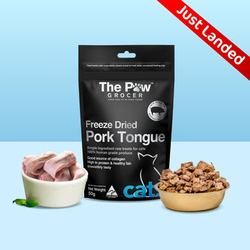 Premium Freeze-Dried Pork Tongue for Cats - 50g