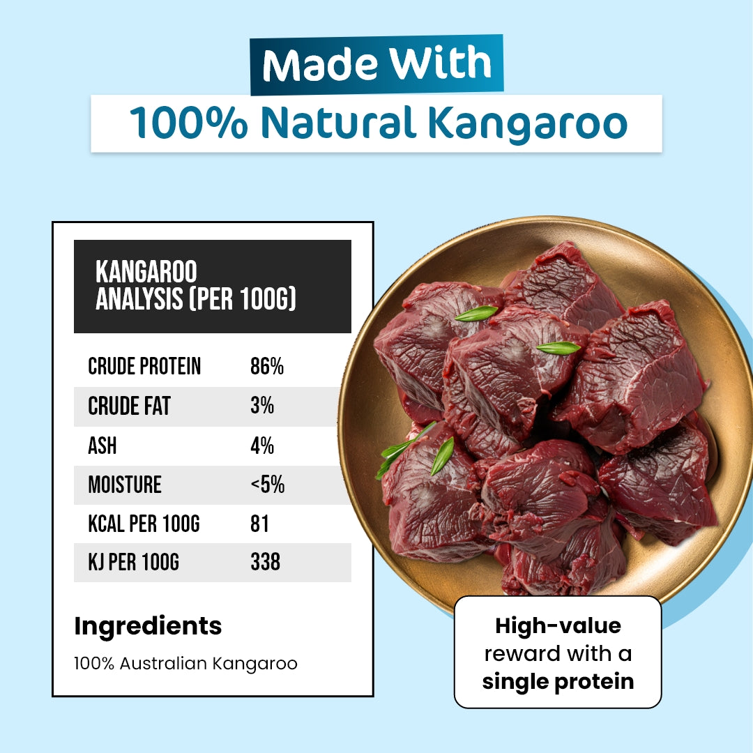 Premium Freeze-Dried Kangaroo for Cats - 50g