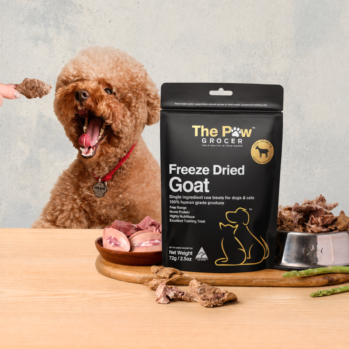 Premium Free Range Goat - 72 grams
