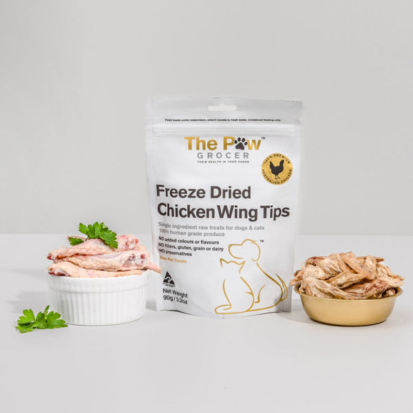 The Paw Grocer Freeze Dried Chicken Wing Tips 90 grams